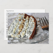 Poppy Seed Torte Recipe Postkarte (Vorne/Hinten)