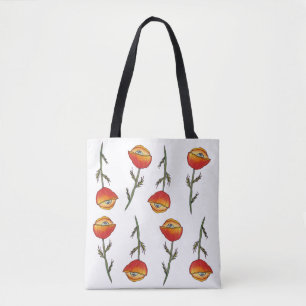 Poppy Sight Wasserfarben Tasche
