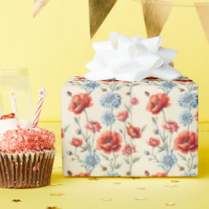 Poppy und Dahlia Geschenkpapier
