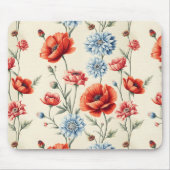 Poppy und Dahlia Mousepad (Vorne)