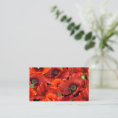 Poppy Visitenkarte (Stehend Vorderseite)