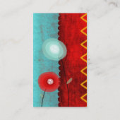 Poppy-Visitenkarten Visitenkarte (Rückseite)