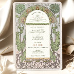 Poppy Wedding Einladungen Jugendstil von Mucha<br><div class="desc">Art Nouveau Vintage Hochzeit Einladungen von Alphonse Mucha in einem floralen, romantischen und whimsical Design. Viktorianische Schnörkel ergänzen klassische Deko-Schriftart. Bitte geben Sie Ihre persönlichen Informationen ein, und Sie sind fertig. Wenn Sie das Design weiter ändern möchten, klicken Sie einfach auf den blauen Button "Anpassen". Vielen Dank, dass Sie mein...</div>