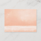 Poppy Wedding Reception oder Bridal Registry Begleitkarte (Rückseite)