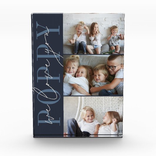 Poppy Wir Liebe Sie 3 Fotoblock (Vorderseite)