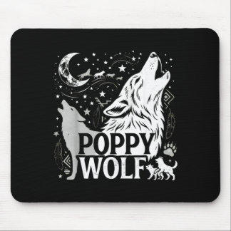 Poppy Wolf Geschenke Passende Familie Stamm Wölfe Mousepad