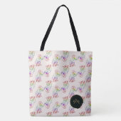 Poppyes Blumenmuster. Mohnblume Tasche (Vorderseite)