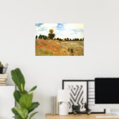 Poppyfield at Argenteuil, Monet Poster (Heimbüro)