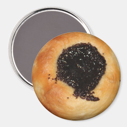 Poppyseed Kolache magnet (Vorderseite/Rückseite)