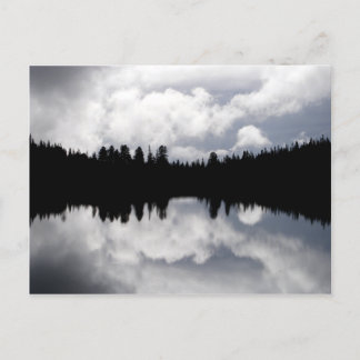 Popradské Pleso Reflection Postkarte