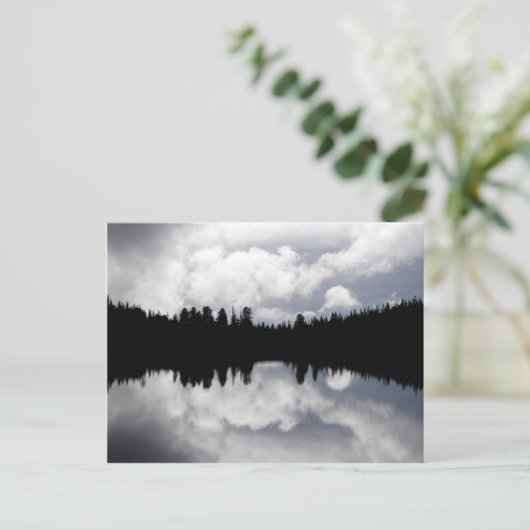 Popradské Pleso Reflection Postkarte (Stehend Vorderseite)