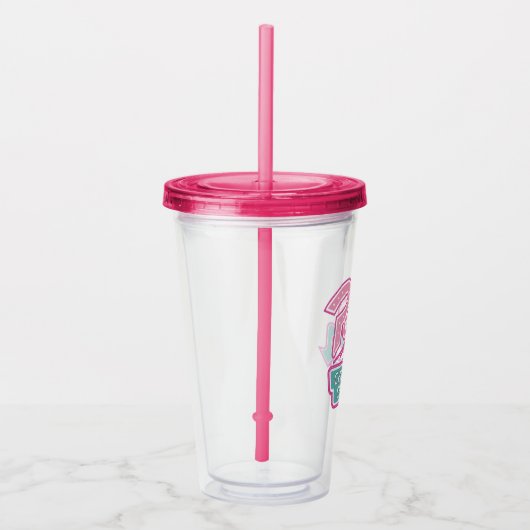 Pops Chock'Lit Shoppe Pink-Logo Acryltrinkbecher (Rechts)