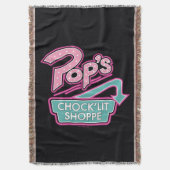 Pops Chock'Lit Shoppe Pink-Logo Decke (Vorderseite Vertikal)