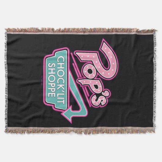 Pops Chock'Lit Shoppe Pink-Logo Decke (Vorderseite)