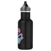 Pops Chock'Lit Shoppe Pink-Logo Edelstahlflasche (Rechts)