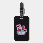 Pops Chock'Lit Shoppe Pink-Logo Gepäckanhänger (Vorderseite vertikal)