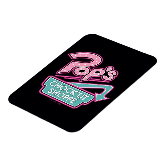 Pops Chock'Lit Shoppe Pink-Logo Magnet (Linke Seite)