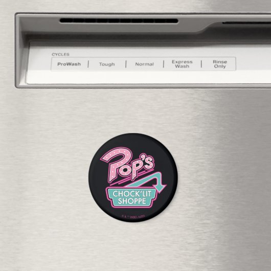 Pops Chock'Lit Shoppe Pink-Logo Magnet (In Situ (Geschirrspüler))