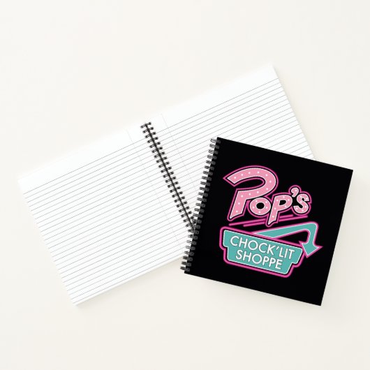 Pops Chock'Lit Shoppe Pink-Logo Notizblock (Innenseite)