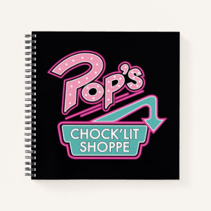 Pops Chock'Lit Shoppe Pink-Logo Notizblock