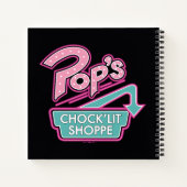 Pops Chock'Lit Shoppe Pink-Logo Notizblock (Rückseite)