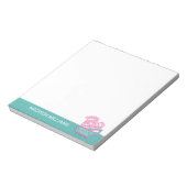 Pops Chock'Lit Shoppe Pink-Logo Notizblock (Rotiert)