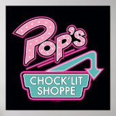 Pops Chock'Lit Shoppe Pink-Logo Poster (Vorne)
