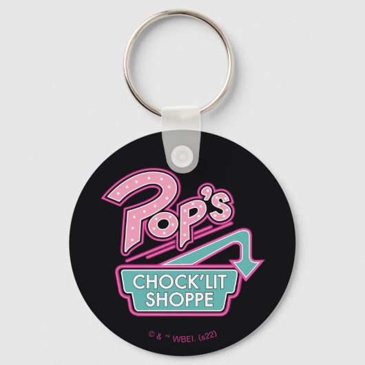 Pops Chock'Lit Shoppe Pink-Logo Schlüsselanhänger (Vorderseite)