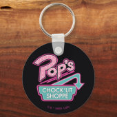 Pops Chock'Lit Shoppe Pink-Logo Schlüsselanhänger (Vorderseite)
