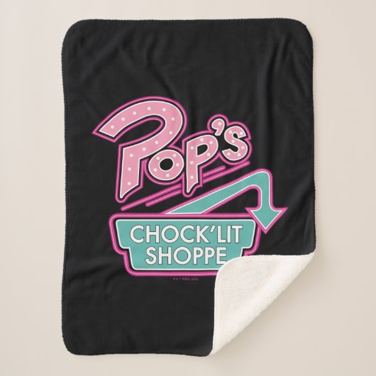 Pops Chock'Lit Shoppe Pink-Logo Sherpadecke (Vorderseite)