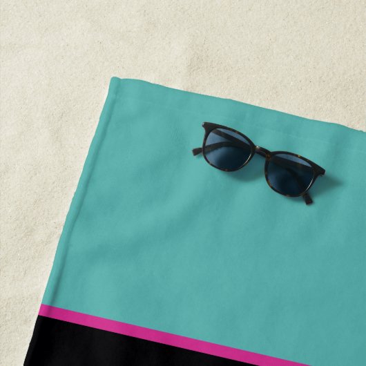 Pops Chock'Lit Shoppe Pink-Logo Strandtuch (Beispiel)