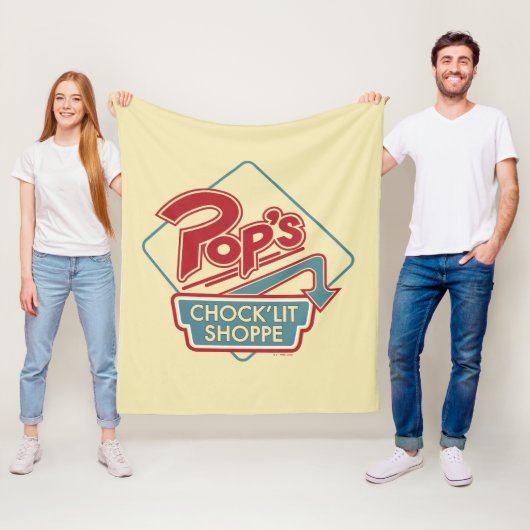 Pops Chock'Lit Shoppe Rotes Logo Fleecedecke (Beispiel)