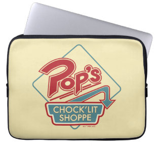 Pops Chock'Lit Shoppe Rotes Logo Laptopschutzhülle