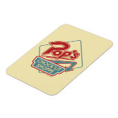 Pops Chock'Lit Shoppe Rotes Logo Magnet (Linke Seite)