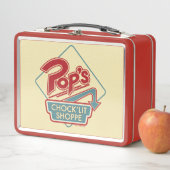 Pops Chock'Lit Shoppe Rotes Logo Metall Brotdose (Beispiel)