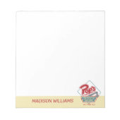 Pops Chock'Lit Shoppe Rotes Logo Notizblock (Vorderseite)