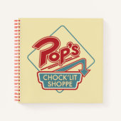 Pops Chock'Lit Shoppe Rotes Logo Notizblock (Vorderseite)