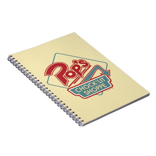 Pops Chock'Lit Shoppe Rotes Logo Notizblock (Rechte Seite)