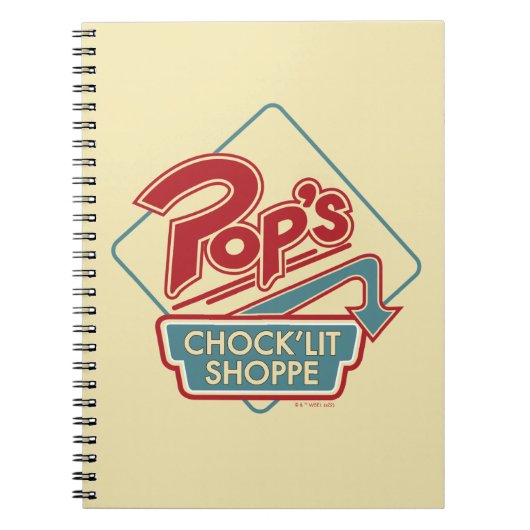 Pops Chock'Lit Shoppe Rotes Logo Notizblock (Vorderseite)