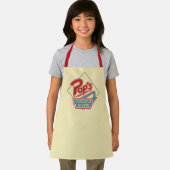 Pops Chock'Lit Shoppe Rotes Logo Schürze (Insitu)