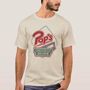 Pops Chock'Lit Shoppe Rotes Logo T-Shirt