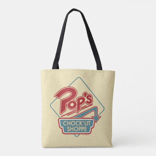 Pops Chock'Lit Shoppe Rotes Logo Tasche (Rückseite)