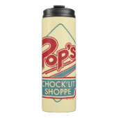 Pops Chock'Lit Shoppe Rotes Logo Thermosbecher (Vorderseite)