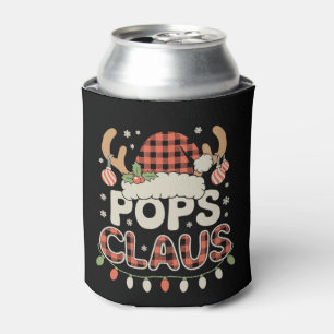 Pops Claus Weihnachtslichter Rot Buffalo Kariert X Dosenkühler