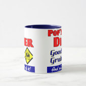 Pops Diner Kitchen Art Kaffeetasse (Zentrum)