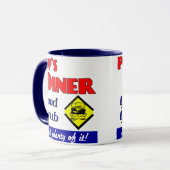 Pops Diner Kitchen Art Kaffeetasse (Vorderseite Links)