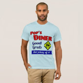 Pops Diner Kitchen Art T-Shirt (Vorne ganz)