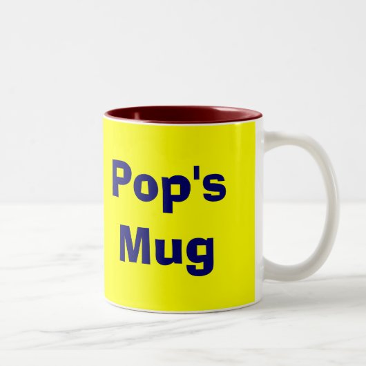 Pops Diner Retro Benutzerdefinierte Kaffeetasse (Rechts)