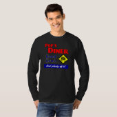 Pops Diner Retro Küche T - Shirt (Vorne ganz)