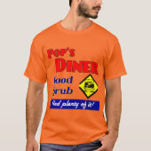 Pops Diner Retro Restaurant Art T - Shirt (Vorderseite)